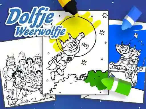 Spill Coloring Alfie The Werewolf online