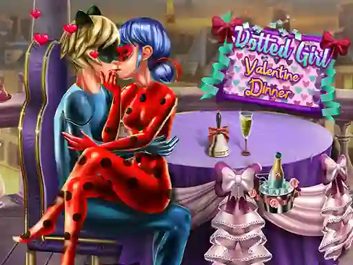 Spill Dotted Girl Valentine Dinner online