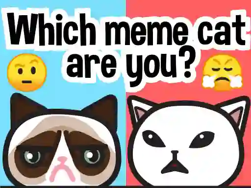Spill Which Meme Cat Are You? online