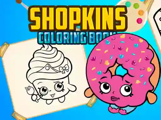 Spill Shopkins Coloring Book online