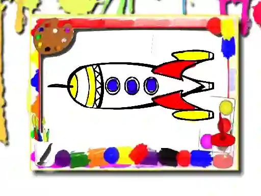 Spill Rockets Coloring Book online