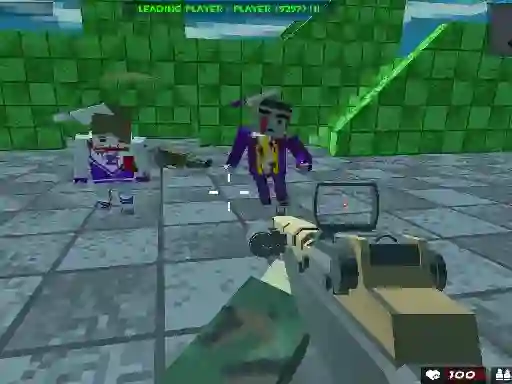 Spill Survival Shooting Xtreme Crazy Pixel Combat online
