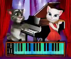 Spill Talking Tom Piano Time online