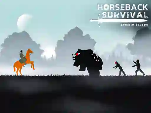 Spill Horseback Survival Zombies Escape online