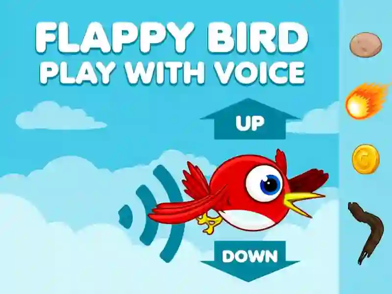 Spill Flappy Bird Play with Voice online