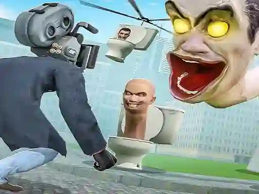 Spill Skibidi Toilet TopDown Survival online