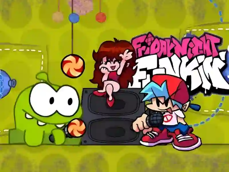 Spill Friday Night Funkin VS Om Nom from Cut The Rope online