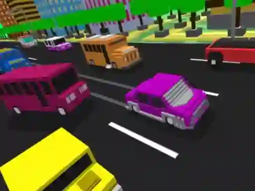 Spill Blocky Highway Racing online