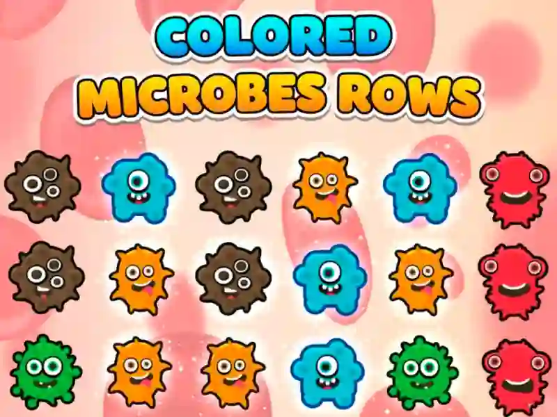 Spill Colored Microbes Rows online
