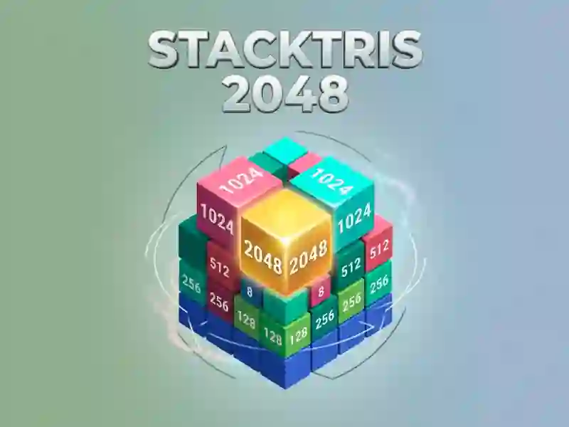 Spill Stacktris 2048 online