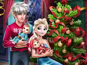 Spill Elsa Family Christmas online