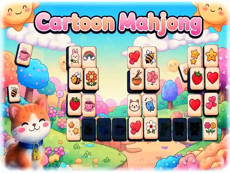 Spill Cartoon Mahjong online