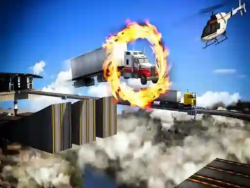 Spill Impossible Truck Driving Stunt Track Parking online