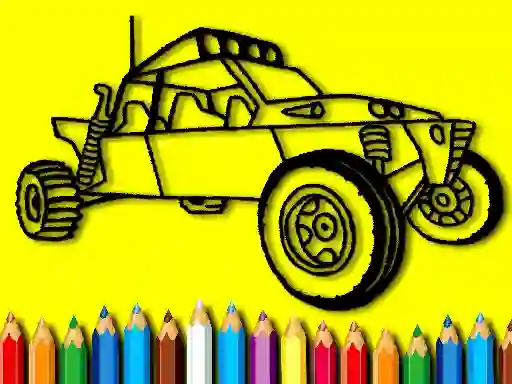 Spill Back To School: Rally Car Coloring Book online