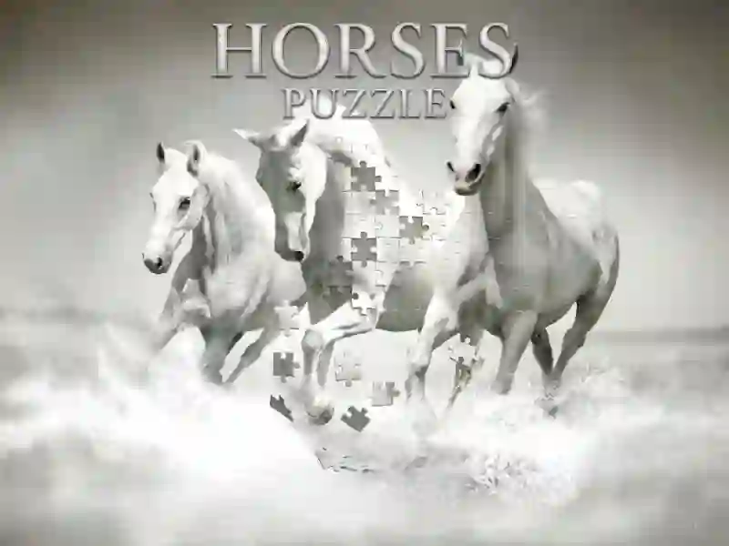 Spill Horses Puzzle online