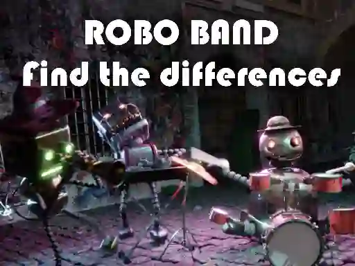 Spill Robot Band - Find the Differences online
