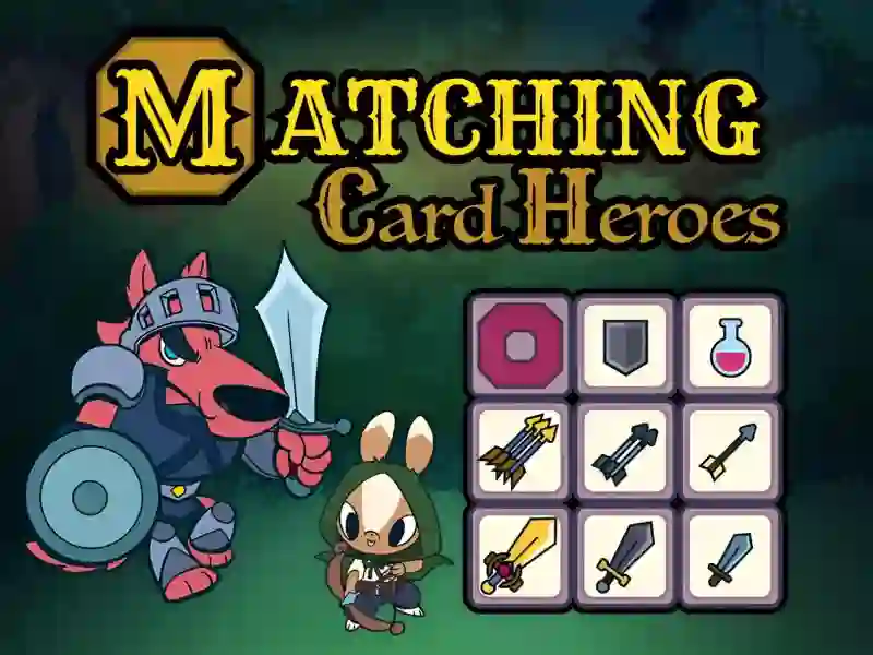 Spill Matching Card Heroes online