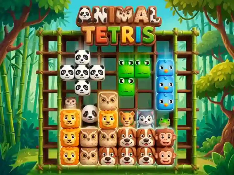 Spill Animal Tetris online