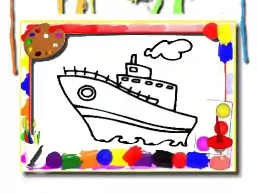 Spill Back To School: Cartoon Coloring Time online