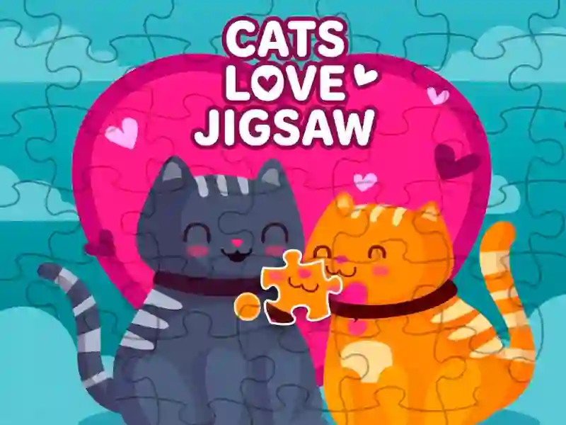 Spill Cats love jigsaw online