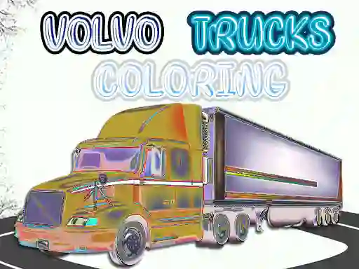 Spill Volvo Trucks Coloring online