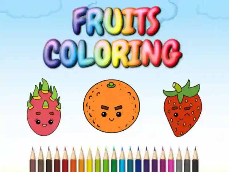 Spill FRUITS COLORING online