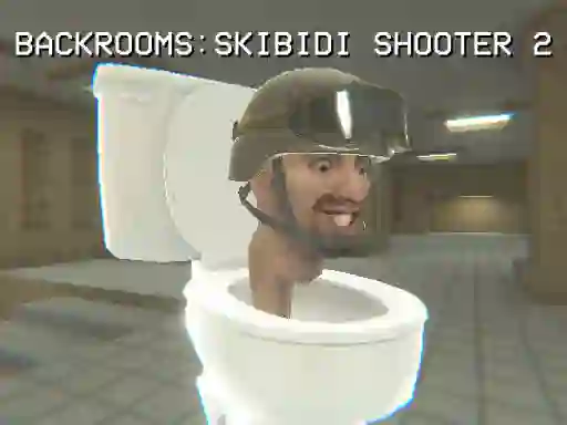 Spill Backrooms: Skibidi Shooter 2 online