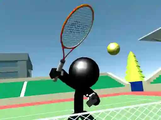 Spill Stickman Tennis 3D online