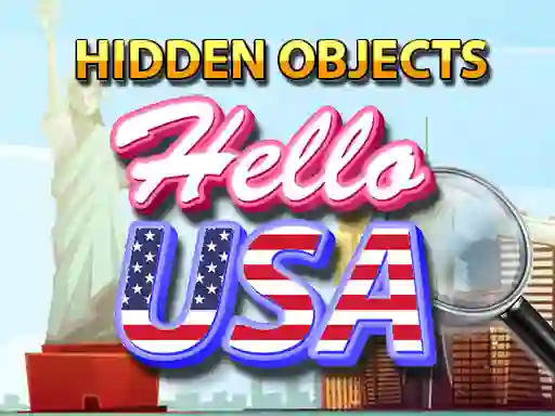 Spill Hidden Objects Hello USA online