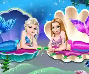 Spill Mermaid Princesses Dress up online