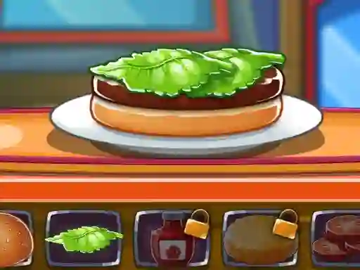 Spill Top Burger Cooking online