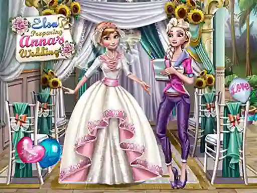 Spill Elsa Preparing Anna's Wedding online