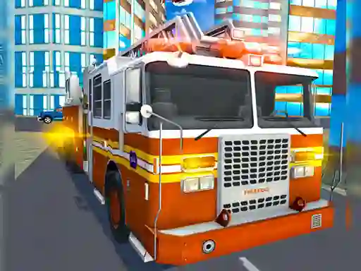 Spill Fire City Truck Rescue Driving Simulator online