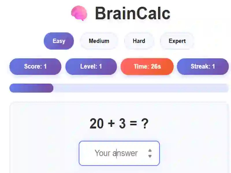 Spill BrainCalc online