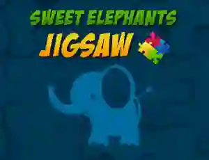 Spill Sweet Elephants Jigsaw online