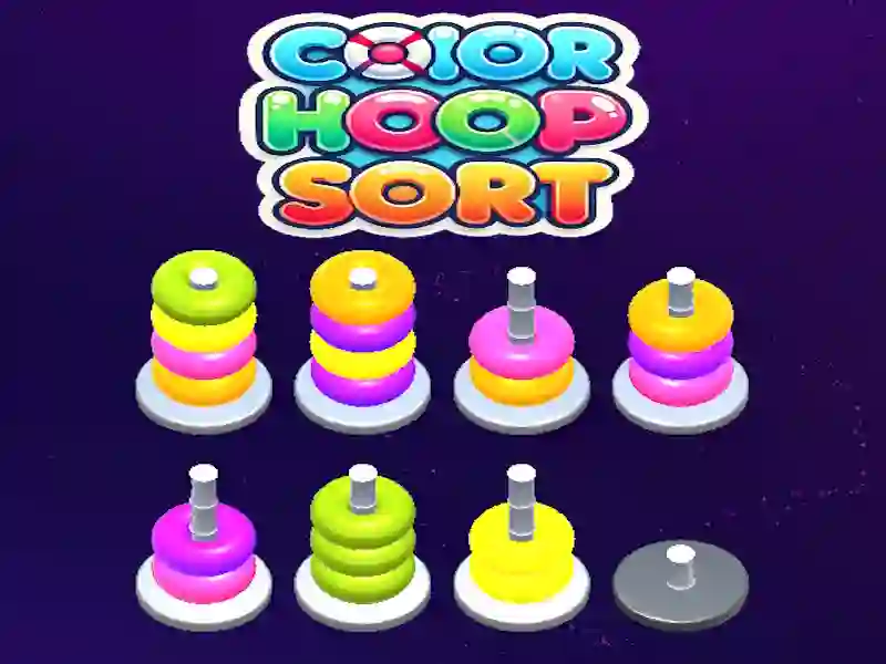 Spill Color Hoop Sort online