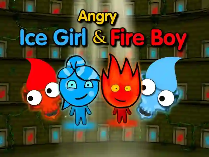 Spill Angry Ice girl and Fire boy online