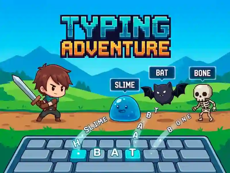 Spill Typing Adventure online