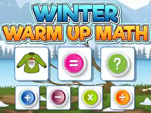 Spill Winter Warm Up Math online