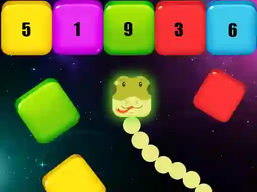 Spill Snake Blocks and Numbers online