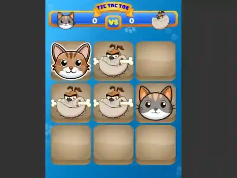 Spill Tic Tac Toe Cat online