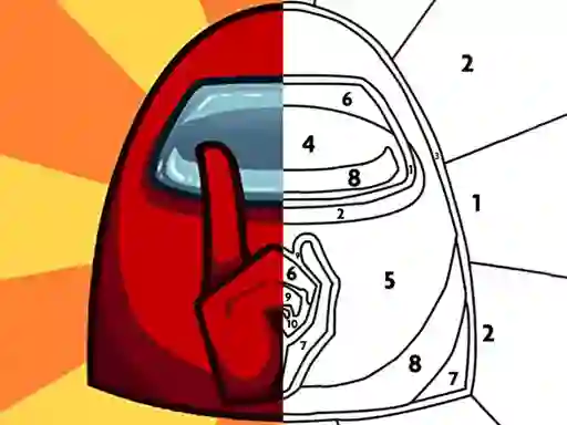 Spill Among Them Coloring Book online