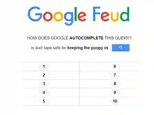 Spill Google Feud online