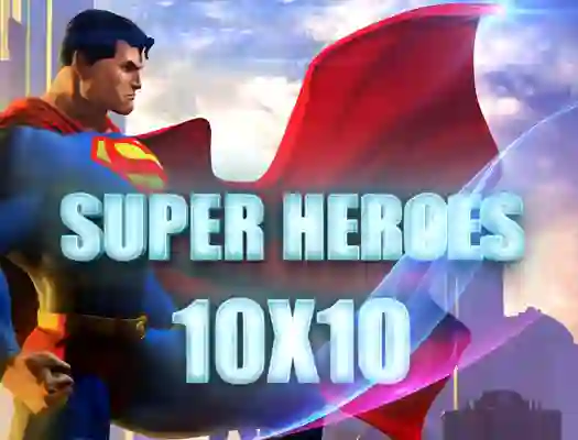 Spill Super heroes 10х10 online