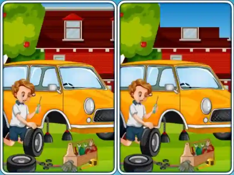 Spill Car Garage Differences online