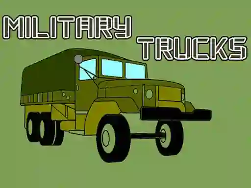 Spill Military Trucks Coloring online