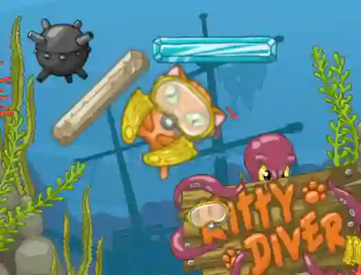 Spill Kitty Diver online
