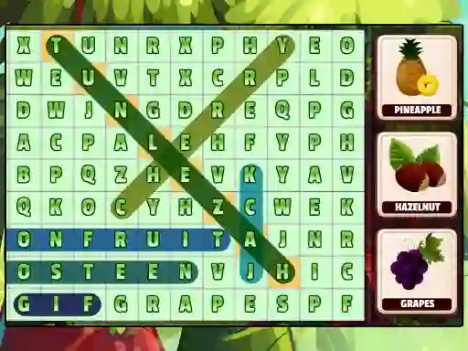 Spill Word Search Fruits online