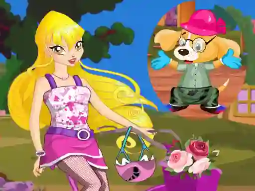 Spill Winx Stella and Puppy online
