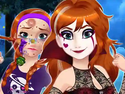 Spill Halloween Princess Makeover online